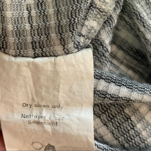 Lush Knit Dress Twist Waist Long Sleeve Gray Size XL - Picture 10 of 10